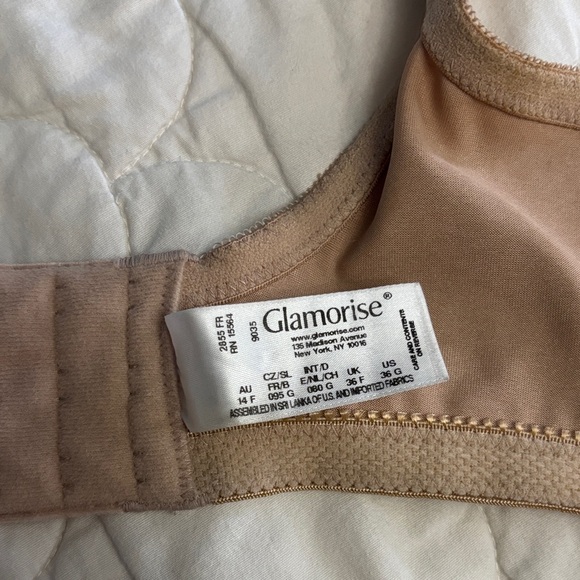 Glamorise Elegance Lacy Multi Part Wonderwire Bra - Picture 4 of 7